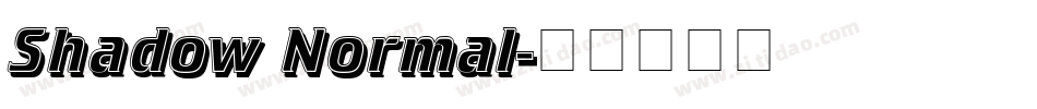 Shadow Normal字体转换